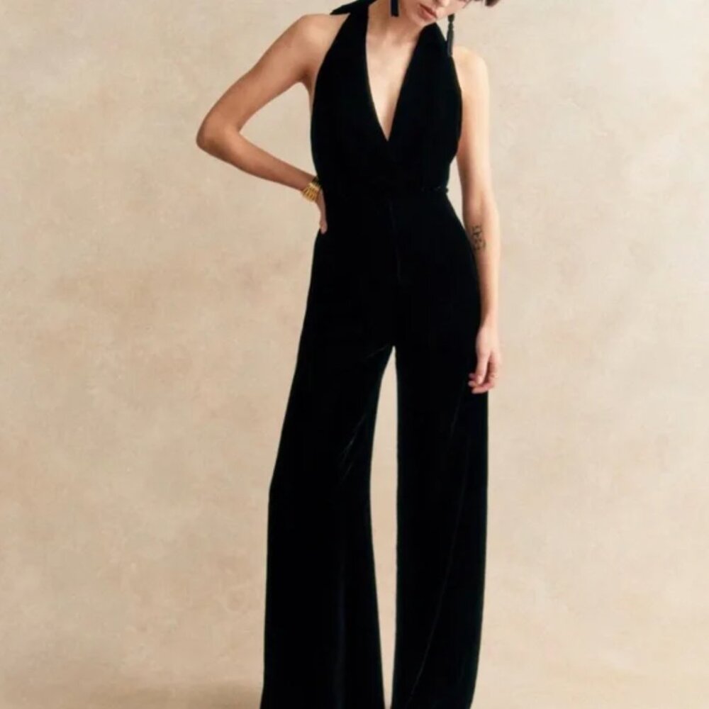 Sezane Shanice Jumpsuit, size 38
